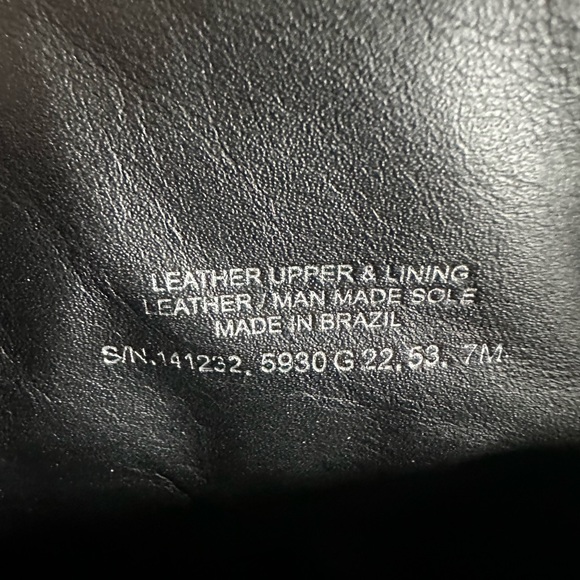 NWOB Tory Burch tall black embossed riding boot 7 - Picture 9 of 12